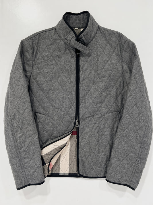 Giacca vintage Burberry grigio lana tg XL