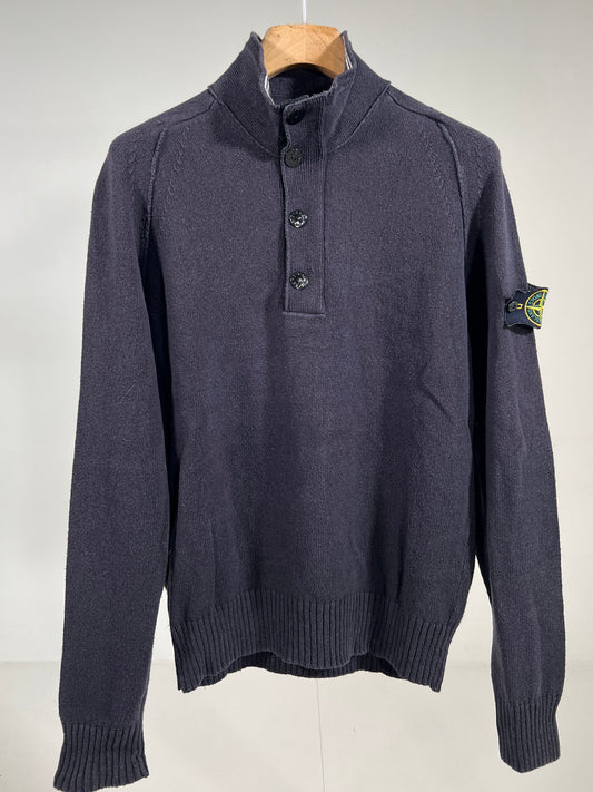 Maglia vintage Stone Island cotone blu tg M