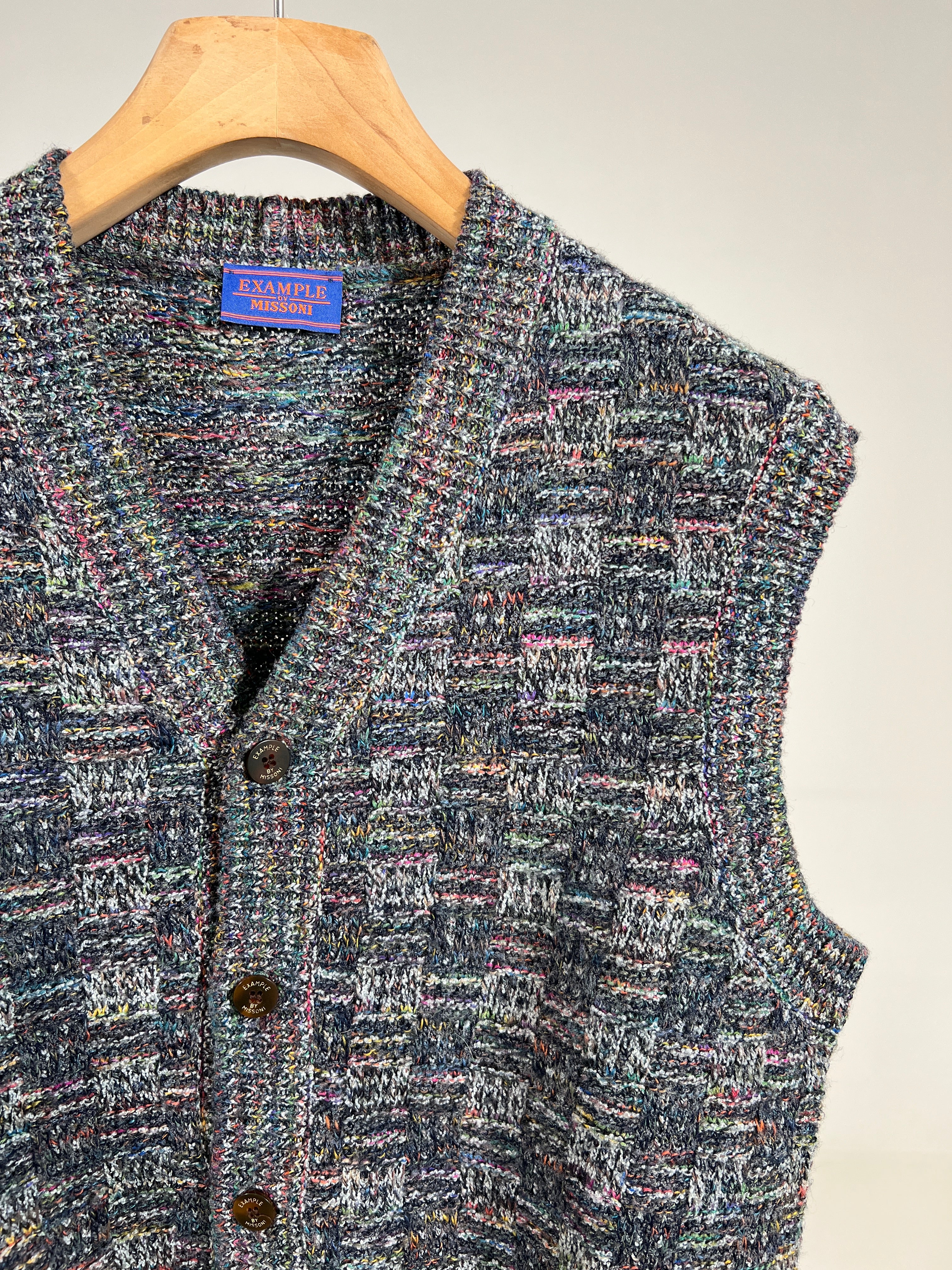 Gilet vintage Missoni lana merino tg M