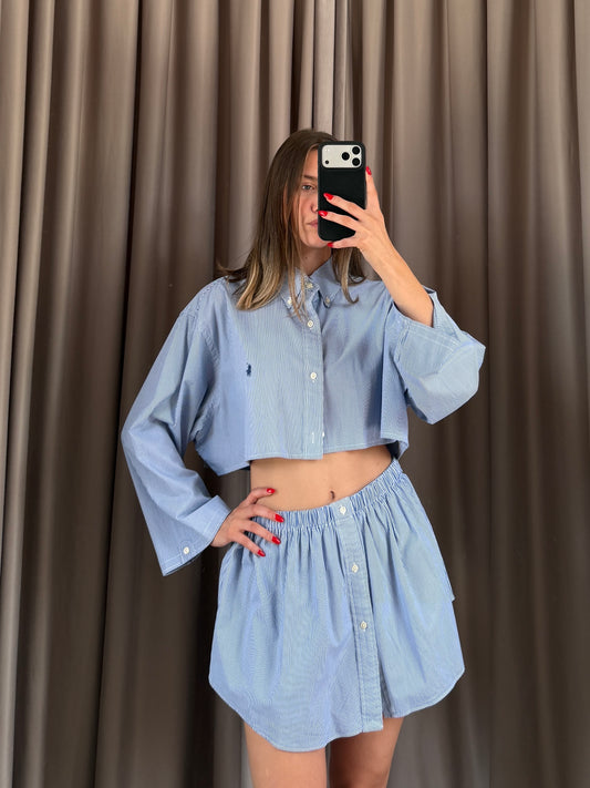 Coordinato vintage Ralph Lauren righe tg U