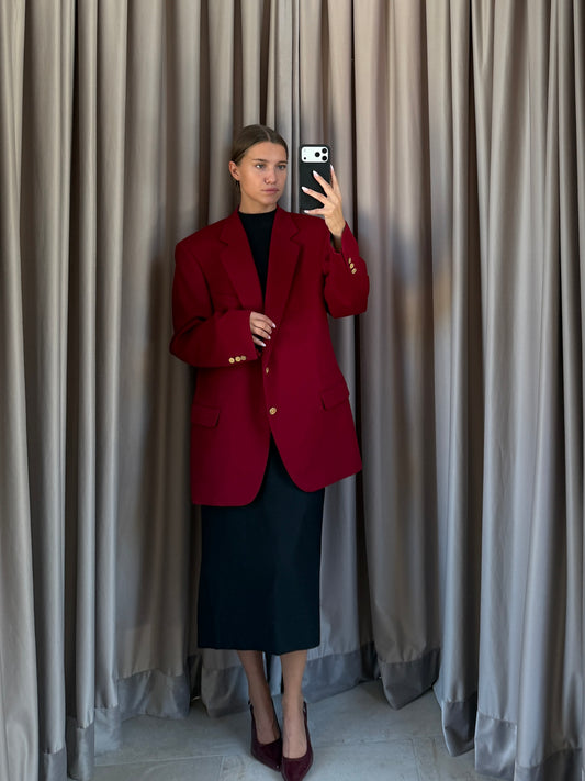 Blazer vintage Yves Saint Laurent tessuto Loro Piana tg L