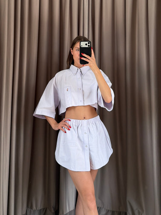 Coordinato vintage Ralph Lauren lilla tg U