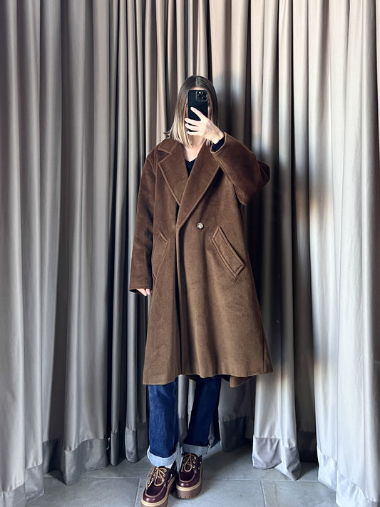 Cappotto vintage Max Mara marrone tg 42