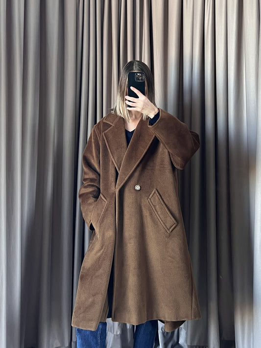 Cappotto vintage Max Mara marrone tg 42
