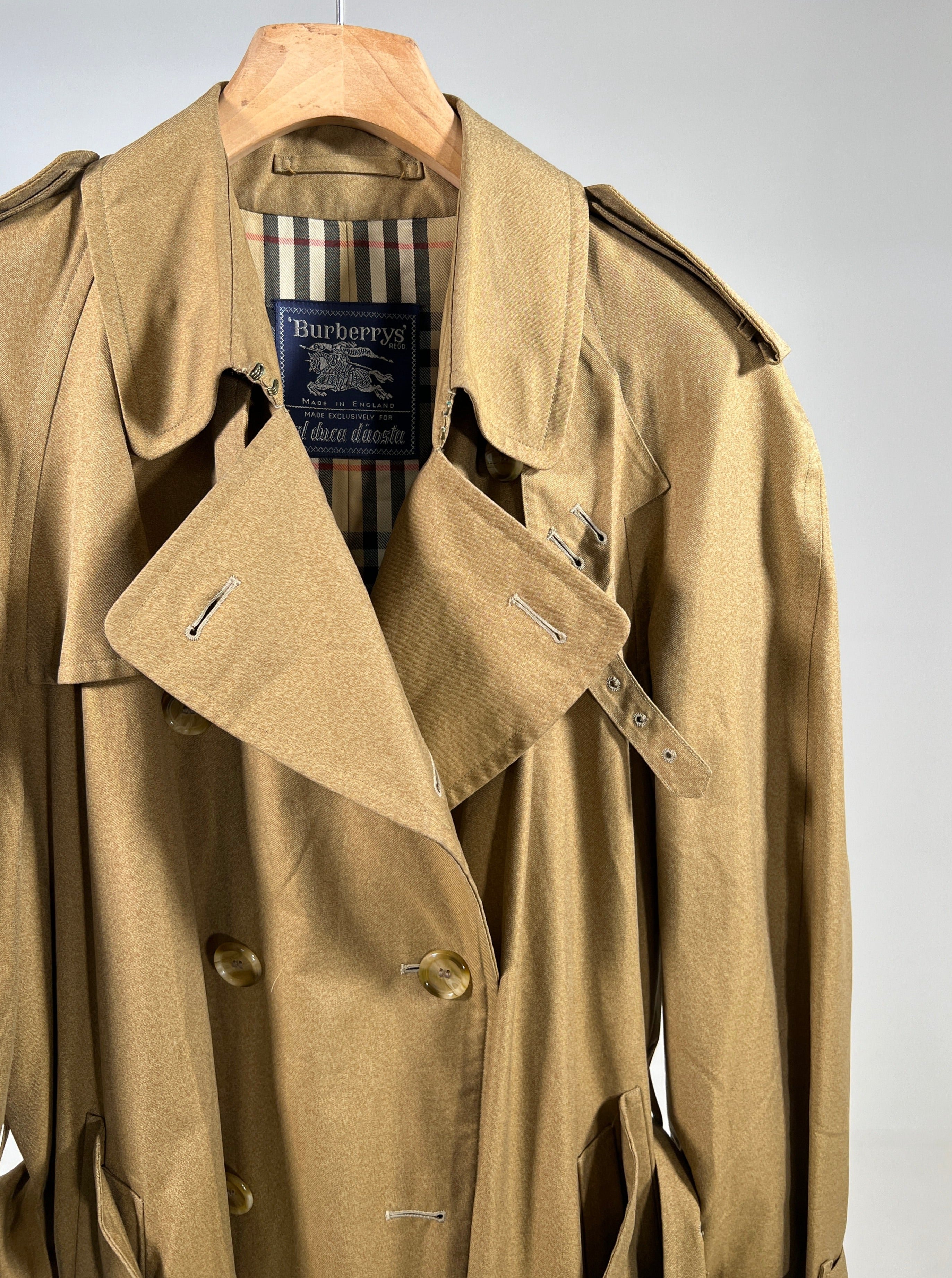 Trench vintage Burberry doppiopetto tg XL