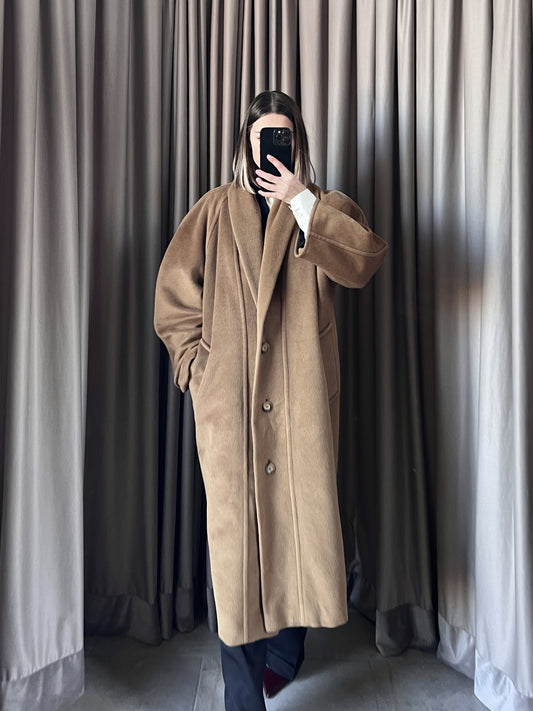 Cappotto vintage Max Mara cammello cashmere tg 40