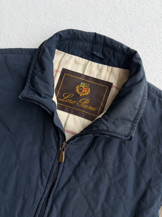 Smanicato vintage Loro Piana blu tg S