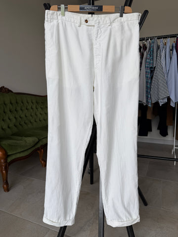 Pantalone vintage Loro Piana bianco tg XL