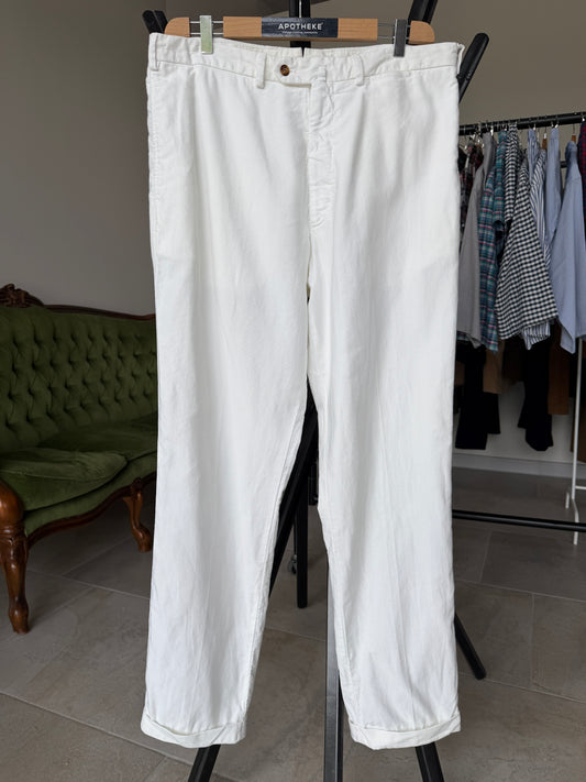 Pantalone vintage Loro Piana bianco tg XL