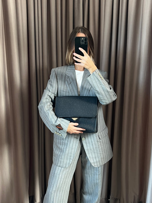 Borsa vintage Yves Saint Laurent blu