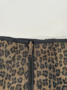 Mini gonna vintage Fendi leopardo tg S