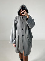 Carica l&#39;immagine nel visualizzatore di Gallery, Cappotto vintage Max Mara cappuccio tg M
