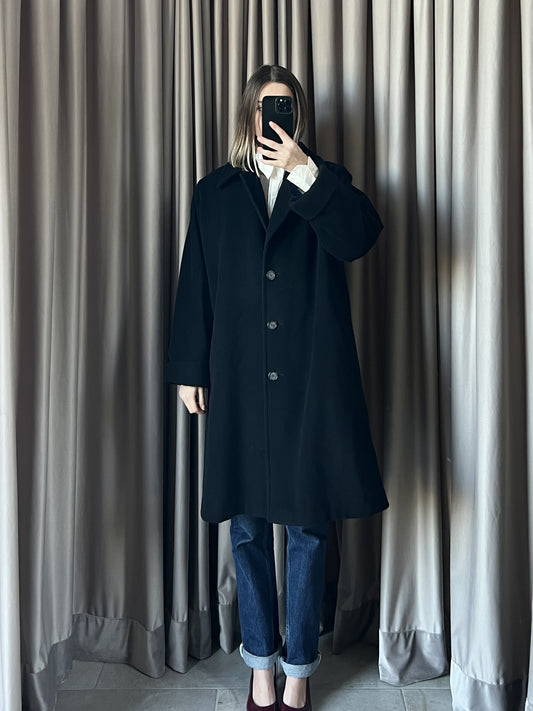 Cappotto vintage Max Mara nero tg 44