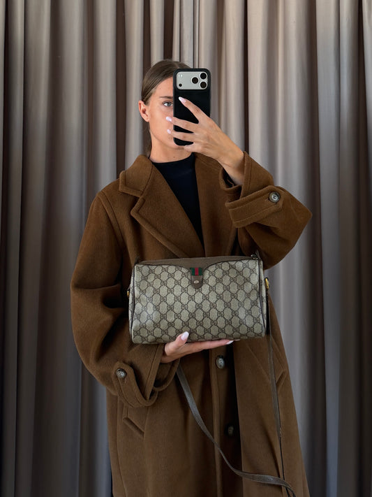 Borsa vintage Gucci monogram con tracolla
