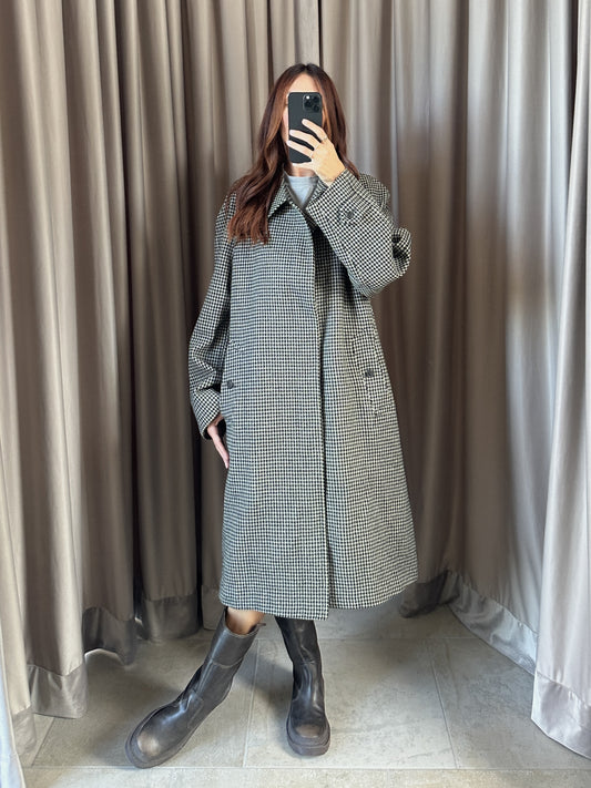 Cappotto Burberry vintage Pied de poule tg XL