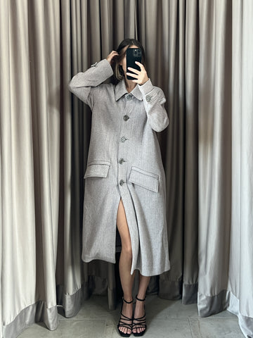 Cappotto vintage Missoni spigato lana tg 44