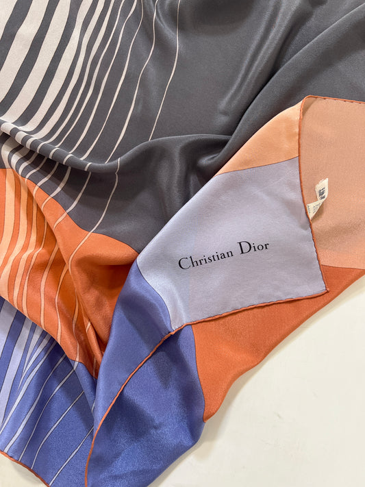 Foulard vintage Dior in seta