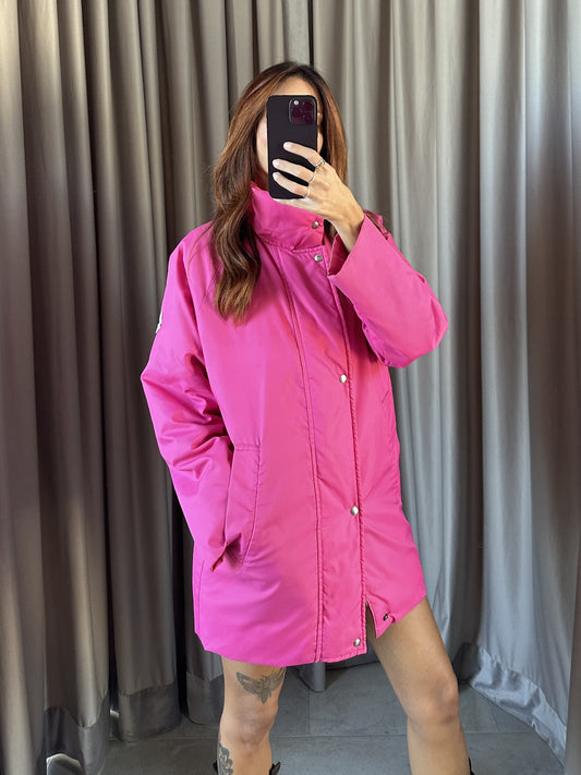 Giacca vintage Moncler Grenoble rosa tg S