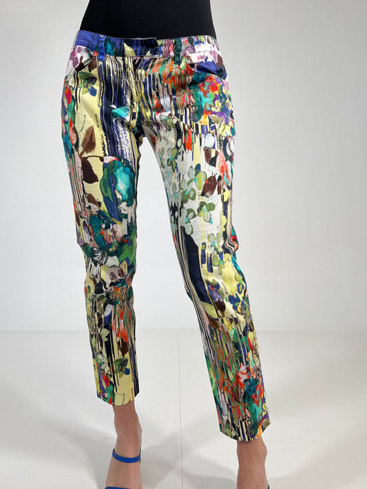 Pantaloni vintage Ferrè multicolor tg 40