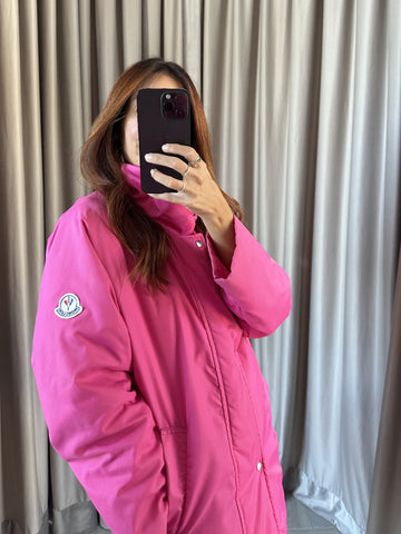 Giacca vintage Moncler Grenoble rosa tg S