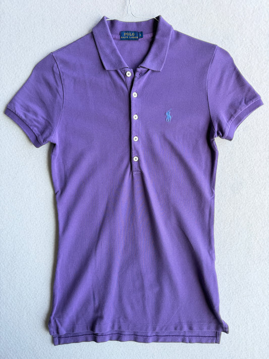 Polo vintage Ralph Lauren viola tg S