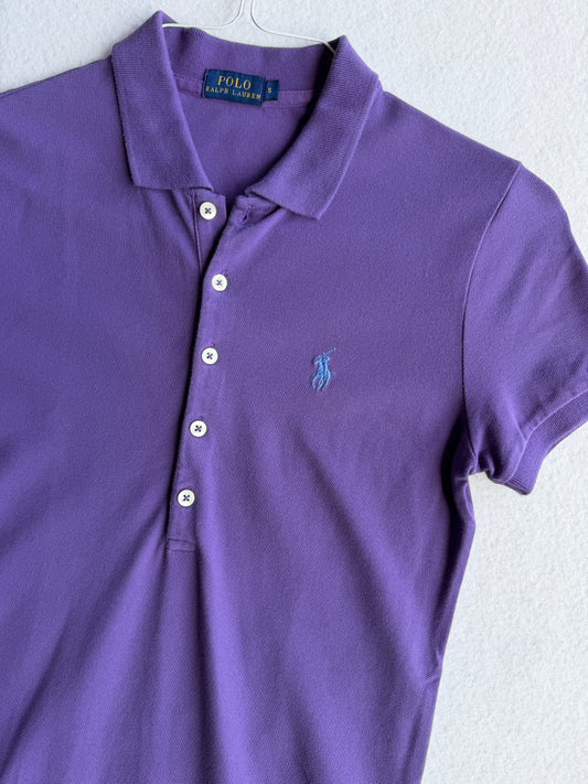 Polo vintage Ralph Lauren viola tg S