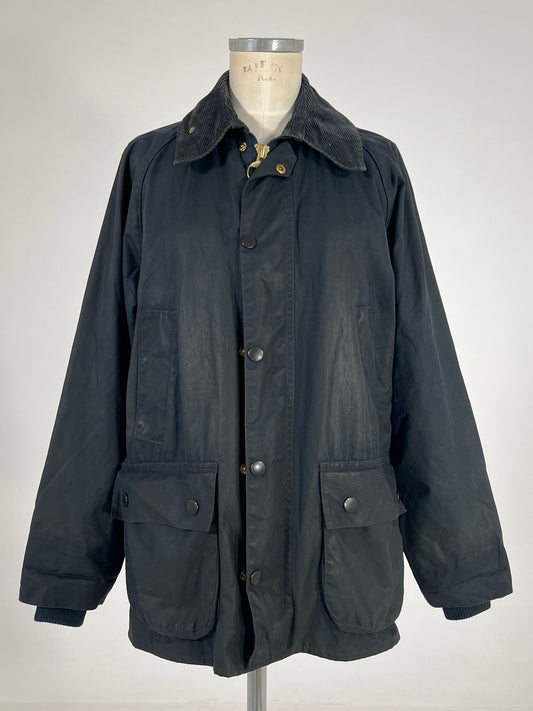 Giacca vintage Barbour Bedale blu tg S