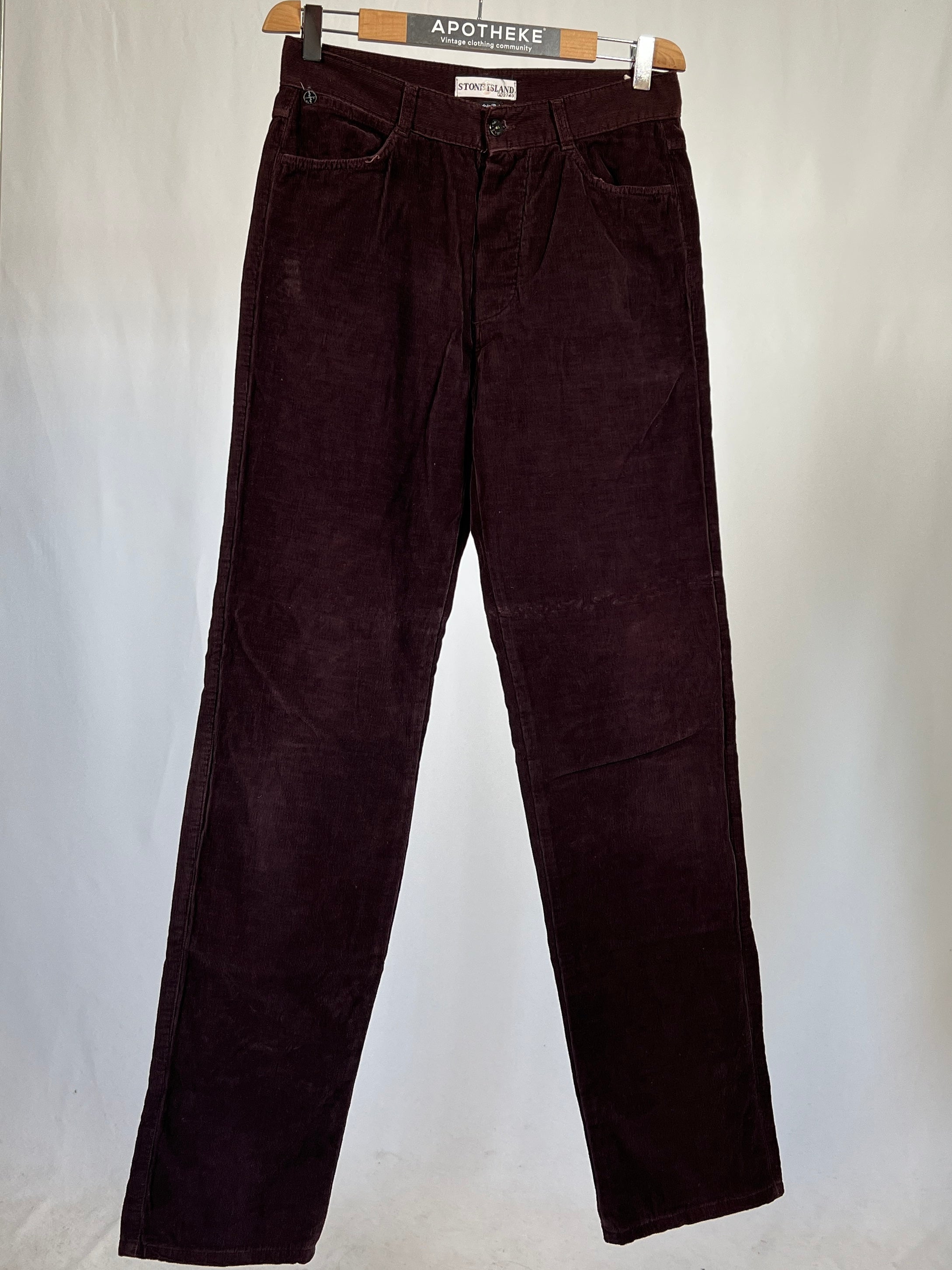 Pantaloni vintage Stone Island velluto tg 46