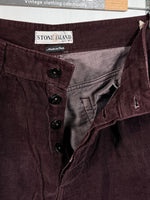 Carica l&#39;immagine nel visualizzatore di Gallery, Pantaloni vintage Stone Island velluto tg 46
