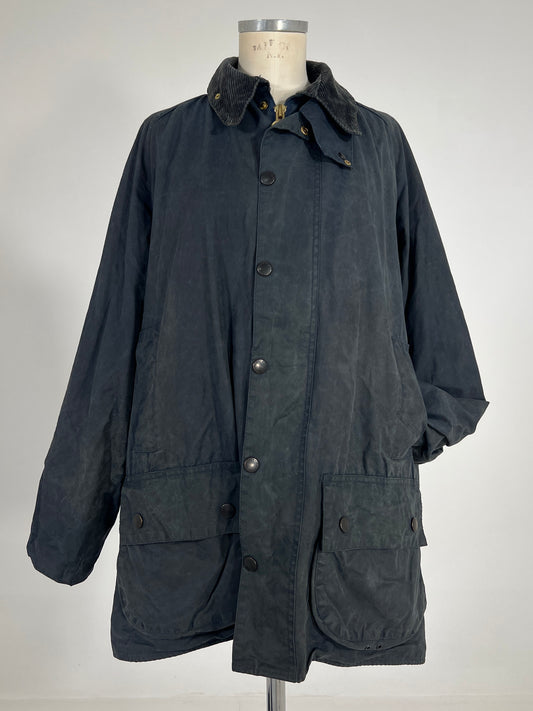 Giacca vintage Barbour Beaufort blu tg L