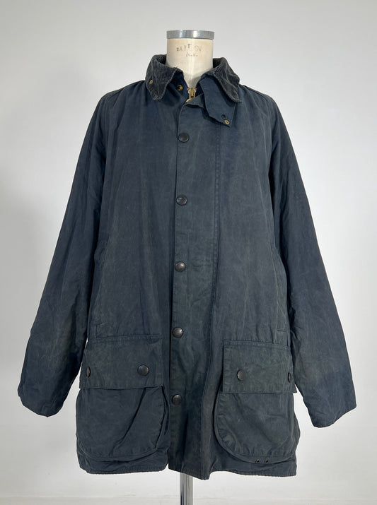 Giacca vintage Barbour Beaufort blu tg L