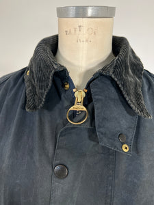 Giacca vintage Barbour Beaufort blu tg L