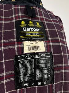 Giacca vintage Barbour Beaufort blu tg L