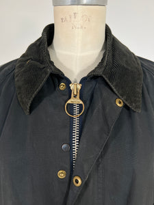 Giacca vintage Barbour Bedale blu tg M