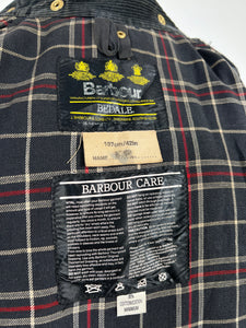 Giacca vintage Barbour Bedale blu tg M