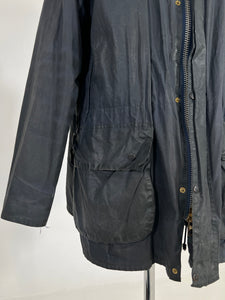 Giacca vintage Barbour Durham blu tg L