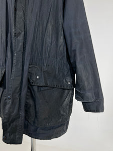 Giacca vintage Barbour Durham blu tg L