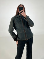 Carica l&#39;immagine nel visualizzatore di Gallery, Giacca vintage Fendissime denim tg M
