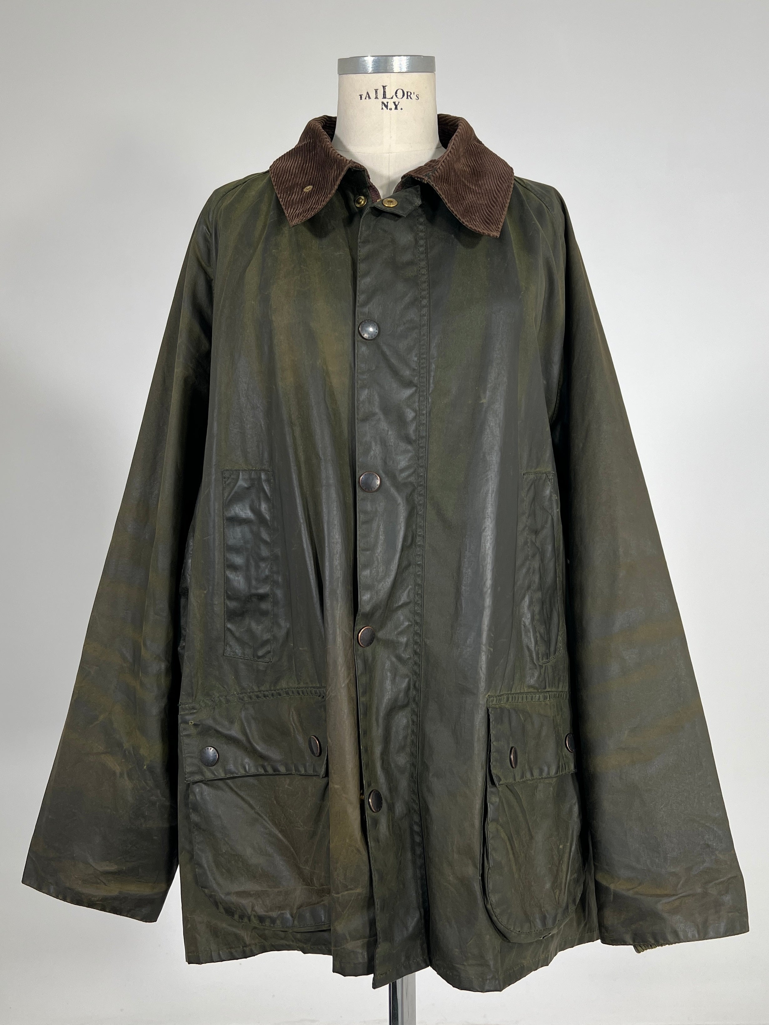 Giacca vintage Barbour Bedale verde tg XL