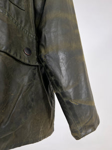 Giacca vintage Barbour Bedale verde tg XL