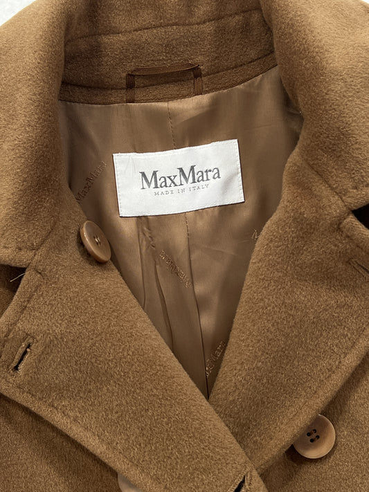 Cappotto vintage Max Mara cammello cashmere tg 42