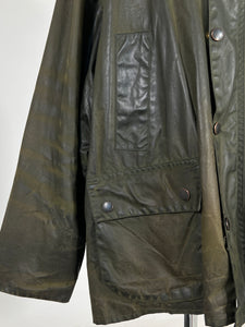 Giacca vintage Barbour Bedale verde tg XL