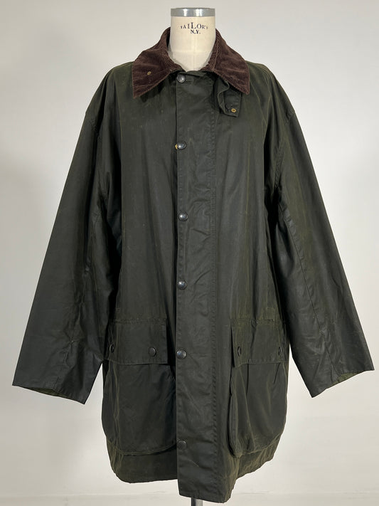 Giacca vintage Barbour Border verde tg XL