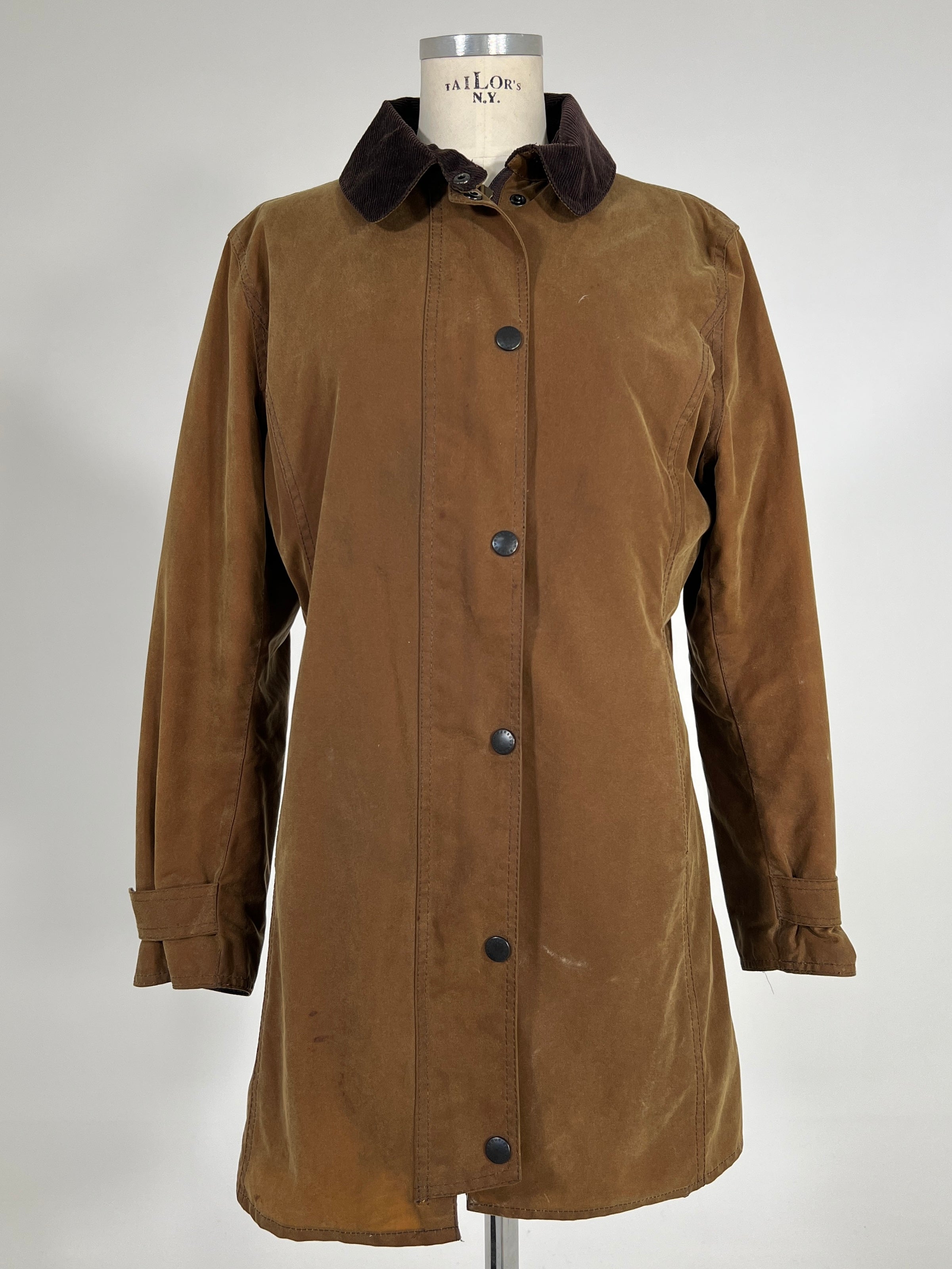 Giacca vintage Barbour nocciola tg M