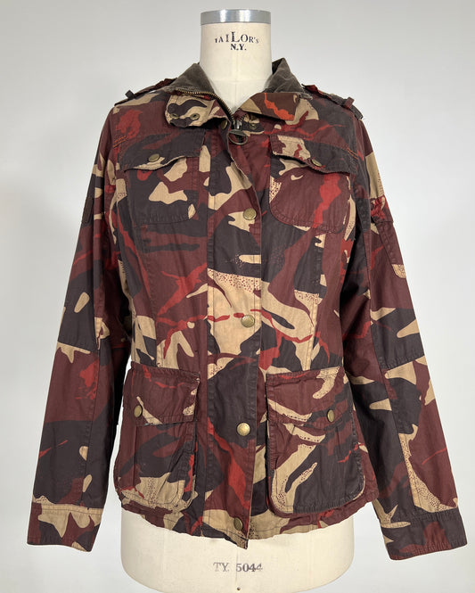 Giacca vintage Barbour camouflage tg S