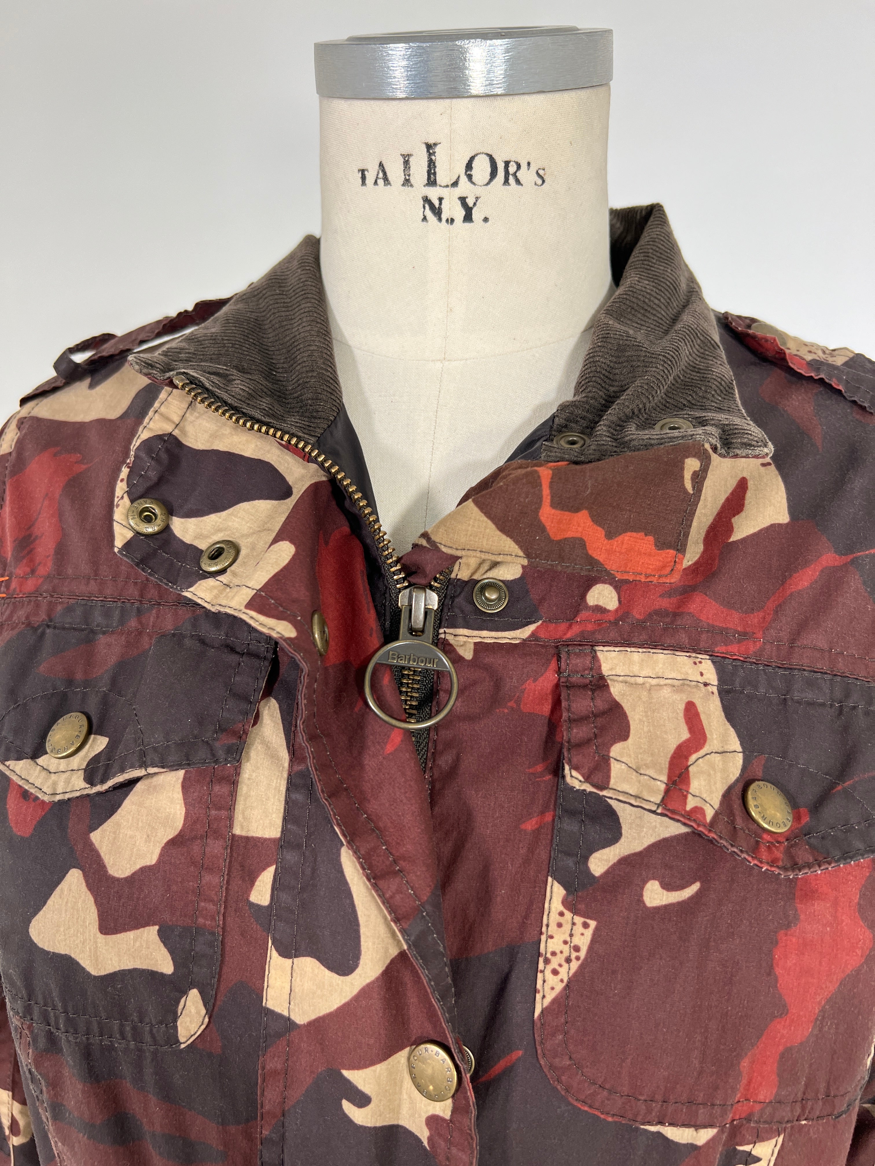 Giacca vintage Barbour camouflage tg S