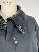 Carica l&#39;immagine nel visualizzatore di Gallery, Giacca vintage Barbour Border blu tg XL
