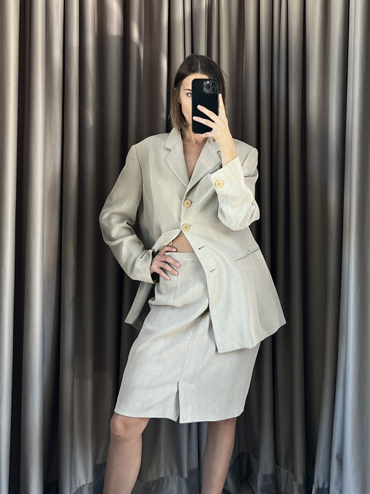 Tailleur vintage Max Mara giacca/gonna tg 48