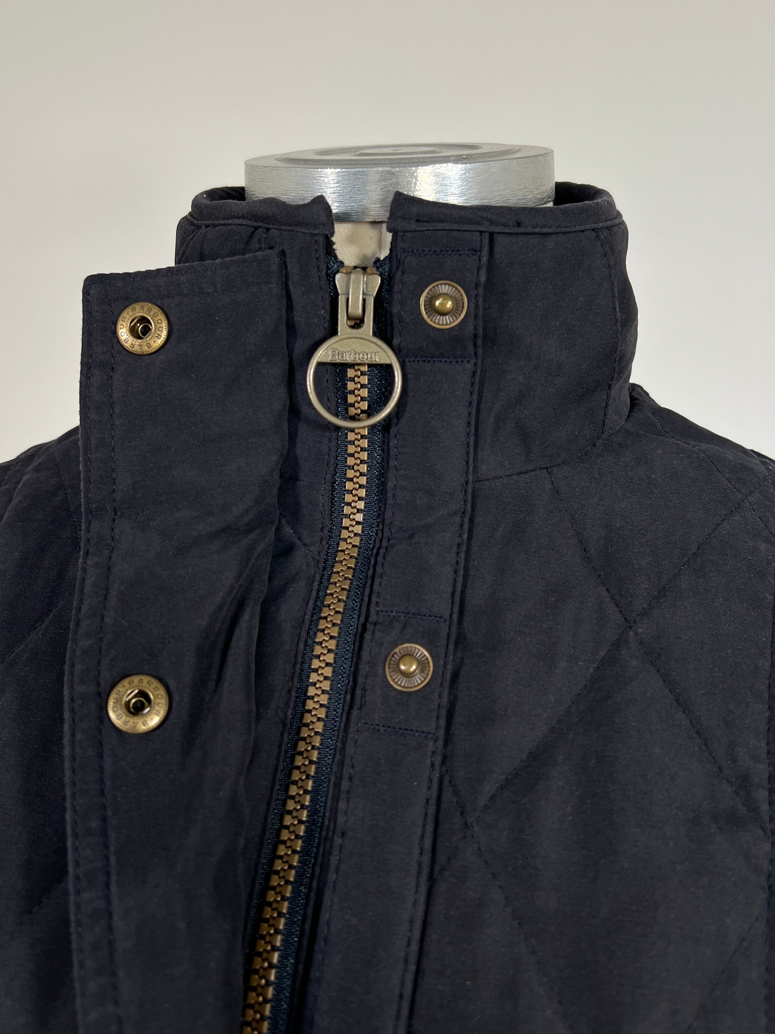 Giacca vintage Barbour in trapunta tg S