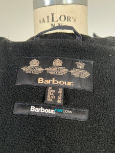 Giacca vintage Barbour in trapunta tg S